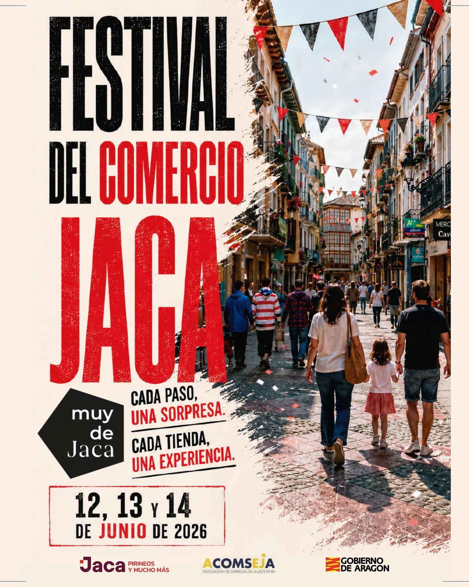 Festival del comercio en Jaca