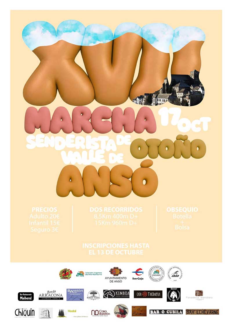 XVII Marcha Senderista de Otoño en el Valle de Ansó