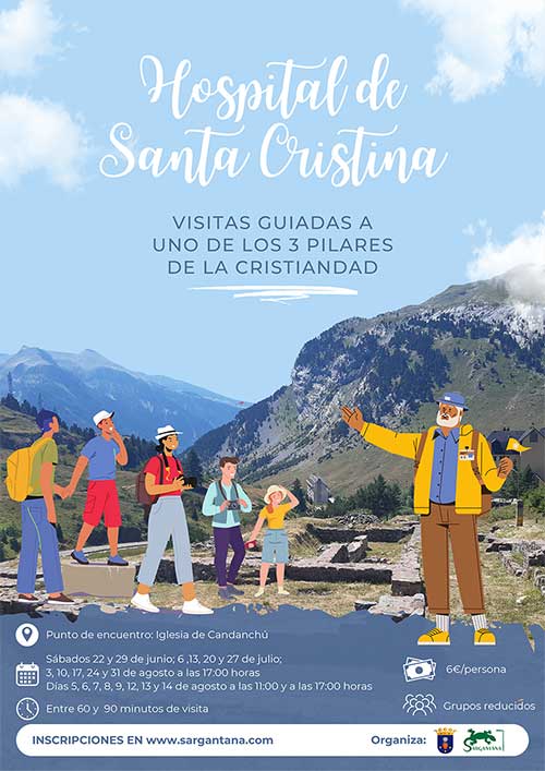 Las visitas tendrán lugar los sábados, están organizadas por el Ayuntamiento de Aísa junto con la empresa Sargantana. Su duración es de entre 60 y 90 minutos y partirán de la Iglesia de Candanchú. 