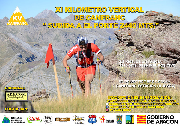 Las competiciones continuarán en Canfranc durante el mes de septiembre con la XI Subida al Porté de ADECOM, 3,8 km de distancia y 1110 m de desnivel positivo, el domingo 29; una carrera por montaña con vistas impresionantes y la posibilidad de poner a prueba tus limites. 