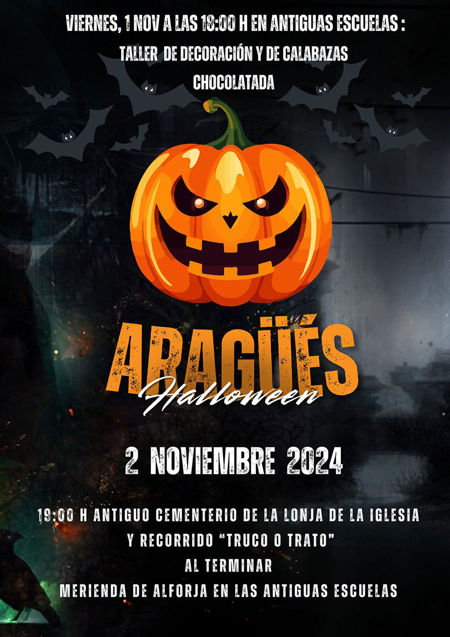 En Aragüés del Puerto, el viernes y el sábado también habrá actividades y Jasa, por su parte, propone del 1 al 3 de noviembre pasacalles de Halloween y Fiesta Fantasmagórica, Manualidades Infantiles y Chocolatada y Taller de Cocina.