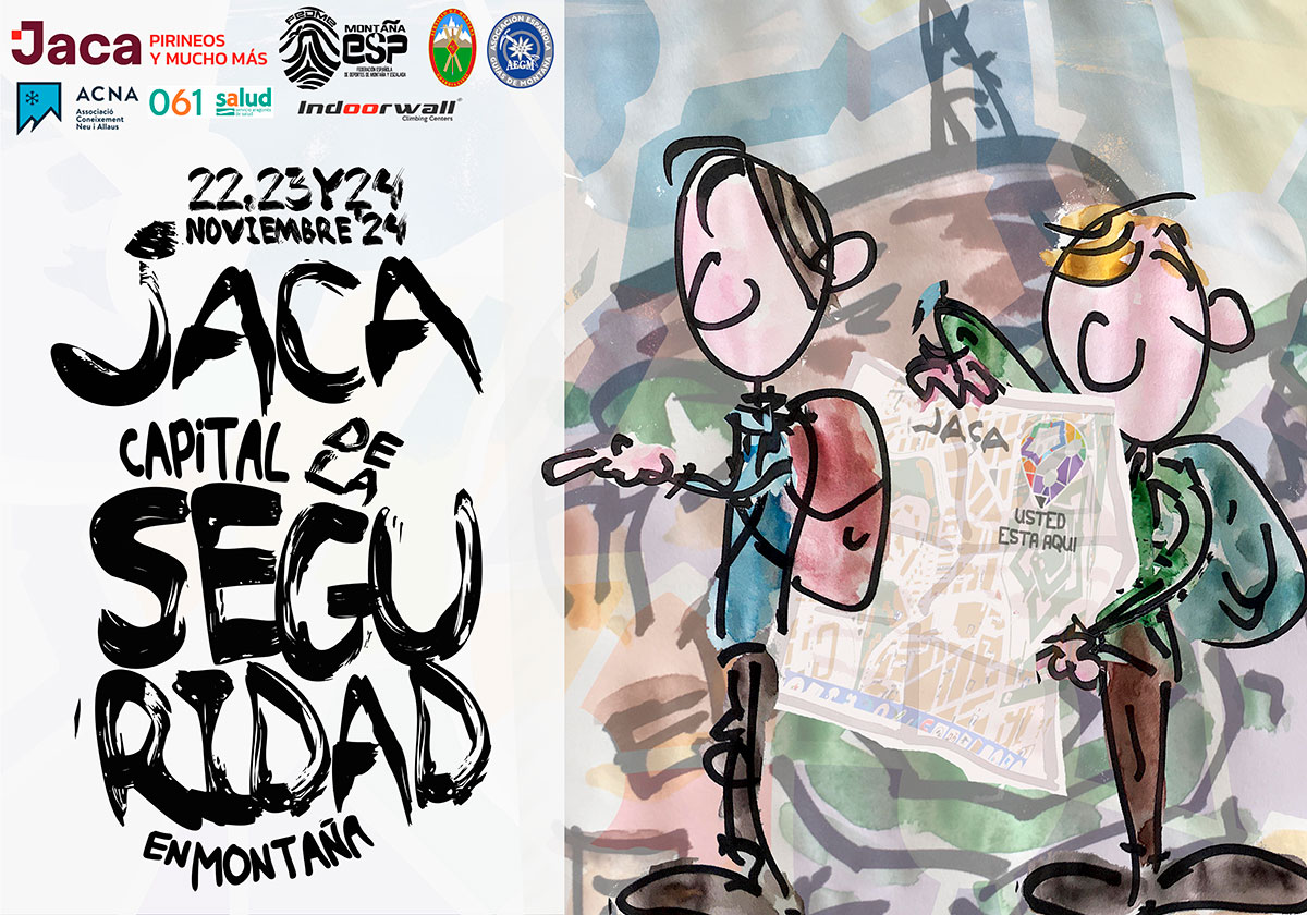 Del 22 al 24 de noviembre, y dentro del "Mes de la Montaña", Jaca será la sede de las Jornadas de Seguridad que organizan FEDME y Ayuntamiento de Jaca. Un evento con actividades para distintos perfiles pero siempre con la montaña y la seguridad como protagonistas.