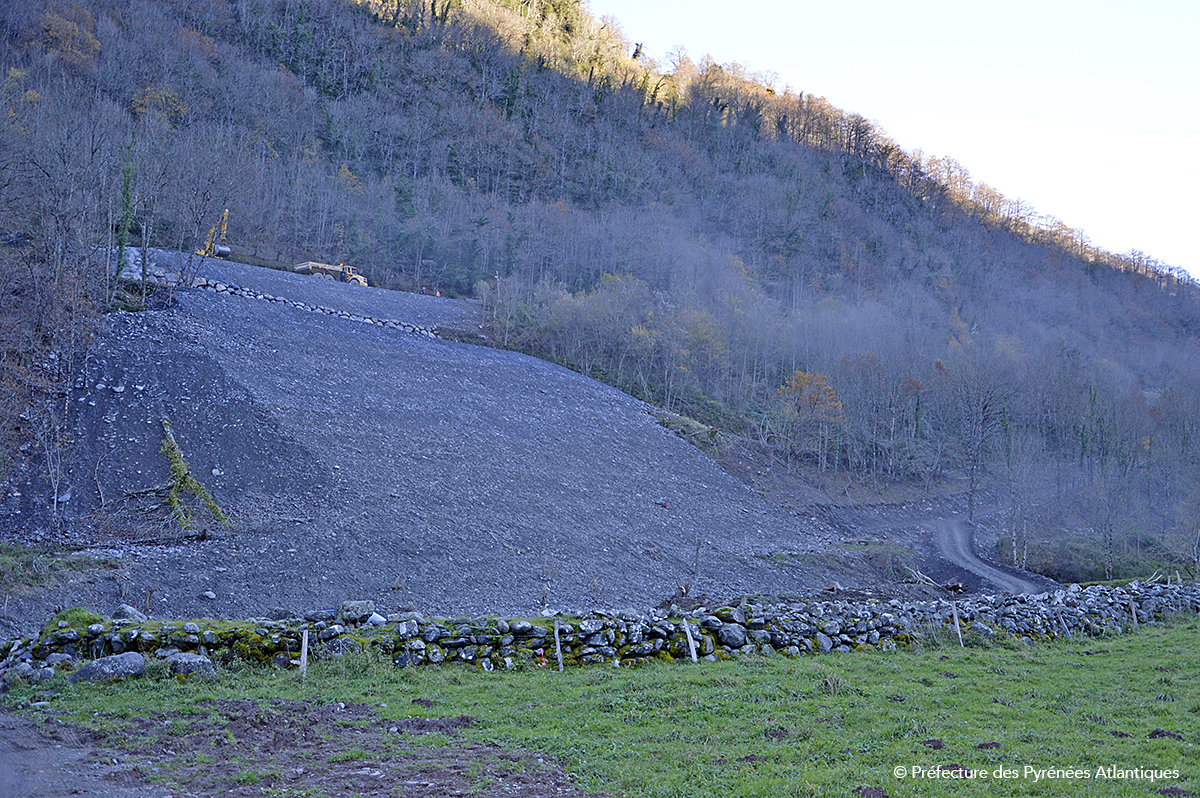 La carretera RN134 en el Valle de Aspe reabrirá el próximo 20 de diciembre